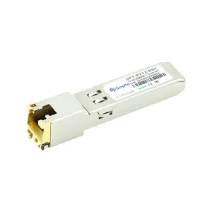 Sopto Gigabit ทองแดงพอร์ตตัวรับส่งสัญญาณ SFP 1000Mbps RJ45 Connector 100 M SFP โมดูล