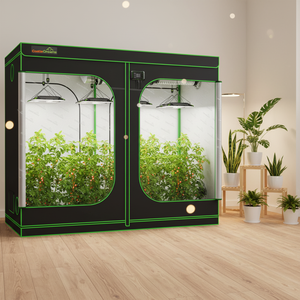 Kit Completo <span class=keywords><strong>de</strong></span> Cultivo Hidropónico en Interiores Horticulture 600D/1680D/2000D, Carpa <span class=keywords><strong>de</strong></span> Cultivo <span class=keywords><strong>de</strong></span> 240x120 para el Crecimiento <span class=keywords><strong>de</strong></span> Plantas en Interiores - Product Image 1
