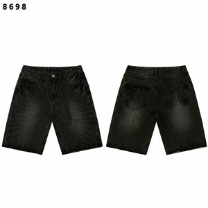 Floralcharm Trade Wholesale Retro Distressed High Street Denim de haute qualité Offres Spéciales Jeans Shorts - Product Image 4