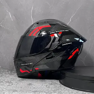 Dual Visor Full Face Modualr Cascos Para Moto Integrales Certificados Cool Motorcycle Helmets