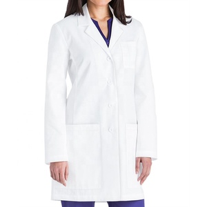 <span class=keywords><strong>Camice</strong></span> da laboratorio medico <span class=keywords><strong>bianco</strong></span> abbottonato a 5 tasche da <span class=keywords><strong>donna</strong></span> - Product Image 1