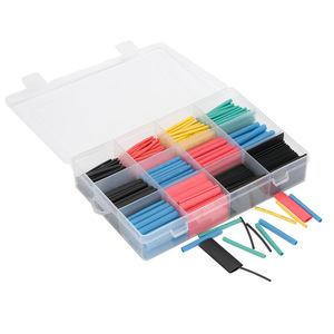 Kit de gaines thermorétractables colorées OKN427-14, 580 pièces, tailles assorties pour l'isolation et la réparation des fils - Product Image 1