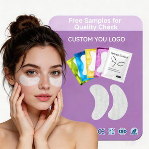 Patchs hydrogel jetables imperméables pour extensions de cils, sans peluches, sous les <span class=keywords><strong>yeux</strong></span>, emballage personnalisé, faible MOQ - Product Image 4