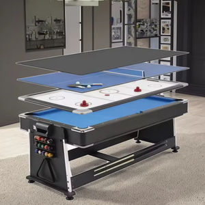 โต๊ะพูลอเนกประสงค์ 4-in-1 ราคาประหยัดจากโรงงาน Dragon <span class=keywords><strong>River</strong></span> สำหรับใช้ในบ้าน ระดับการแข่งขัน ขนาด 6 ฟุต พร้อมกระเป๋าหนังคุณภาพสูง - Product Image 6