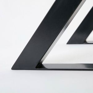 Custom Iron Contemporary X-Shape <b>Table</b> <b>Legs</b> for Hotel Kitchen & Outdoor Use-Durable Furniture Hardware - Product Image 5