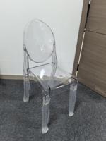 Chaise Ghost en Acrylique Transparent Empilable pour Banquets, Dîners, Événements et Mariages – Vente en Gros