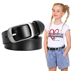 Student Leather Belt School Children Boy Girl Teenagers Leather Belts