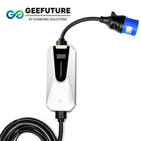 Chargeur EV 22 kW pour J1772 Type 1 Type 2, chargeur de niveau 2 avec module Dlb, chargeur EV portable intelligent, station de recharge