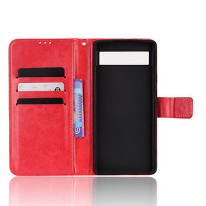 Para Google <span class=keywords><strong>Pixel</strong></span> 8/9 Pro <span class=keywords><strong>Funda</strong></span> de cuero para teléfono móvil Flip Crazy Horse Pattern con 6a Tarjetero Pu Material para Google 10 - Product Image 5