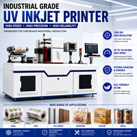 Nouvelle imprimante jet d'encre UV multi-matériaux automatique BNM-JDJ01 pour film, papier, carton, étiquettes, emballages flexibles, impression industrielle
