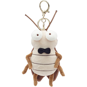 Llavero de Peluche Suave y Adorable de Cucaracha con Lazo, Adorno Colgante, Muñeco de Insecto Realista para Premios y Regalos Escolares - Product Image 1