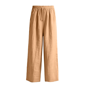 <span class=keywords><strong>Pantalon</strong></span> décontracté pour <span class=keywords><strong>homme</strong></span> 95% <span class=keywords><strong>Lin</strong></span>, coupe large, taille élastique, ample, grande taille, haute qualité, vente en gros, pour l'été et le quotidien - Product Image 3