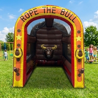 Jeu gonflable de lancer pour adultes et enfants, idéal pour les événements extérieurs, les fêtes foraines et les jeux sportifs