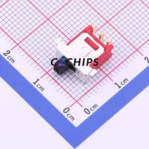 5FS1S102MZRES Slide Switch SMD Switch Single Pole Double Throw Rectangle Pin Header SMD Tab 10.16mm - Product Image 2