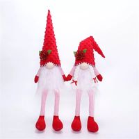 Poupée en peluche de couple de lutins mignons, 2 pièces, tenant une flèche de Cupidon et un cœur, pour un cadeau de la Saint-Valentin