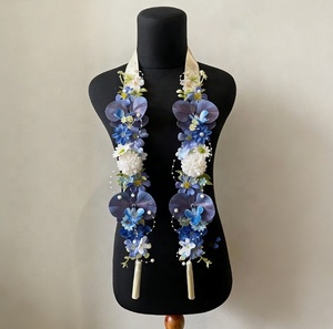 Collar de Flores Hawaianas Artificiales para Graduación, Clase de 2026, Guirnalda de Flores con Cinta, Regalos de Graduación 2026 - Product Image 6