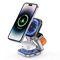 Great Roc Hot seller 3 en 1 téléphone montre intelligente et support de chargeur sans fil AirPods 15W max solution de charge rapide sans fil