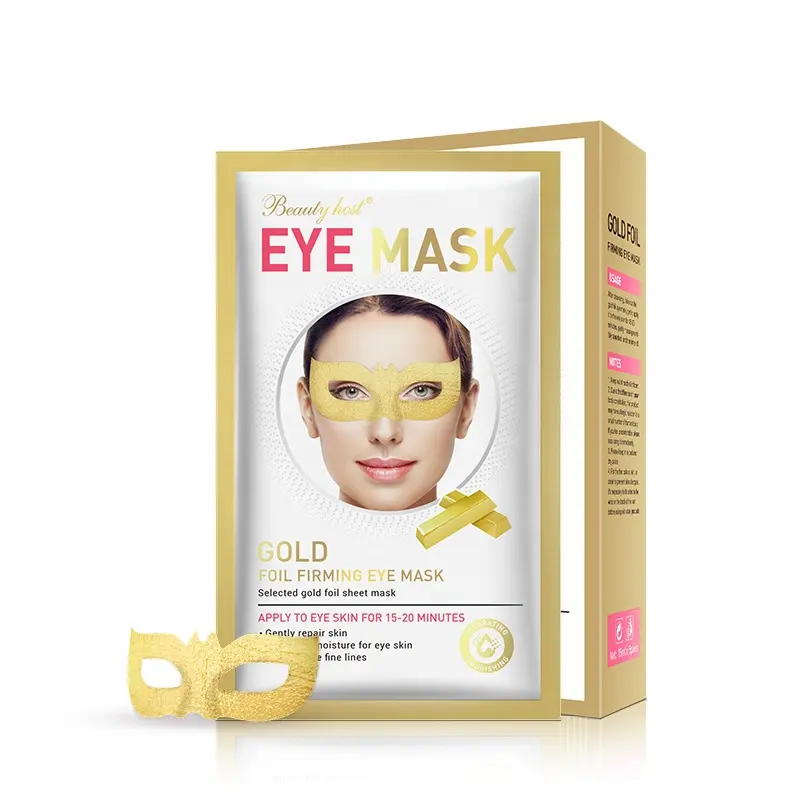 ODM OEM kozmetik lüks organik yüz maskesi güzellik cilt bakımı levha kollajen altın nemlendirici cilt bakımı yüz maskesi