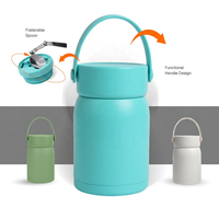 Conteneur alimentaire isotherme en acier inoxydable, vente en gros d'usine, pot alimentaire isolé sous vide