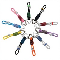 Dragonne réglable en fibre de polyester colorée de 8 cm pour protéger téléphone portable, appareil photo, clé USB, carte d'identité et nom