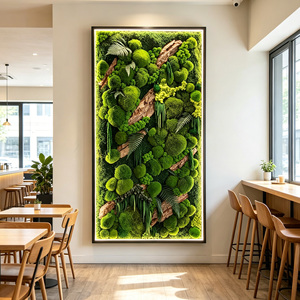 Panel de Arte de Pared con Musgo Preservado Biophilic en Marco LED - Larga Duración (3-5 Años) - Regalo para el Día de la Madre o Graduación para Oficina/Hotel - Product Image 6