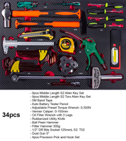 Juego de Herramientas de Reparación de Automóviles de 421 Piezas, Kit de Herramientas Profesional para Mecánicos de Automóviles, Llave de Tubo, Herramientas Manuales para el Mantenimiento de Vehículos
