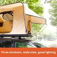 Nouvelle tente de toit de voiture à double couche pour 2-3 personnes, toutes saisons, ouverture automatique rapide, imperméable, en alliage d'aluminium, pour SUV tout-terrain