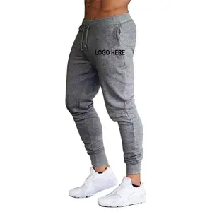 Pantaloni da jogging in cotone con stampa Logo personalizzata pantaloni da jogging in cotone pantaloni da sublimazione abbigliamento sportivo da uomo pantaloni sportivi Slim Fit affusolati morbidi