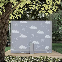 Housse de couche pour bébé en polyester écologique, portable, imperméable, pliable, accessoire de voyage et d'extérieur