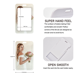 Portacredenciales Retráctil Personalizado con tu FOTO/LOGO/NOMBRE, <span class=keywords><strong>Clip</strong></span> Giratorio Resistente y Porta Identificación Vertical con Protección UV - Product Image 2