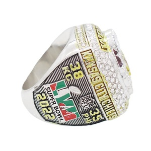 Anillo de Campeonato Oficial de los Kansas City Chiefs de la <span class=keywords><strong>NFL</strong></span> 2023-2024 de MAHOMES, Número 58, Chapado en Oro, Joyería de Aleación para Compromiso - Product Image 4