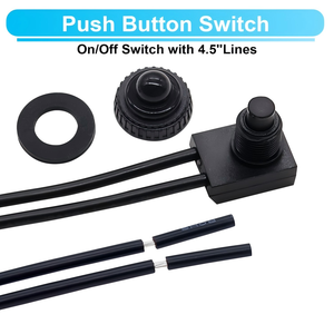 12V su geçirmez RV basmalı düğme anahtarı IP65 Metal ON/OFF SPST anahtarı için motosiklet/araba banyo Fan Max akım 10A Max 250V - Product Image 2