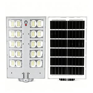 Farola Solar de 1000W para Exteriores, IP67 Impermeable, <span class=keywords><strong>Todo</strong></span> en Uno, <span class=keywords><strong>LED</strong></span> con Control Remoto, 6000K, Ángulo de Haz de 320°, para Carreteras y Patios - Product Image 2