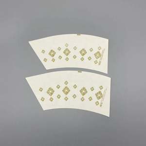 Ventilateur en papier biodégradable 100% de haute qualité, à revêtement PE simple et double, taille personnalisée, très vendu - Product Image 3