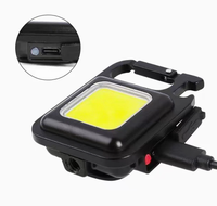 Mini lampe torche COB multifonctionnelle en alliage d'aluminium, super lumineuse, étanche IP67, rechargeable par USB, avec aimant puissant pour réparation