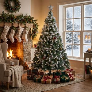 <span class=keywords><strong>Sapin</strong></span> de Noël Artificiel Commercial Premium en Épicéa Douglas, Réaliste, Dense et Non Éclairé, Vente en Gros - Product Image 2