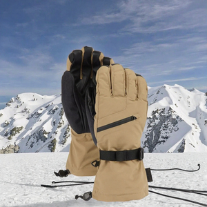 Insulated Leather Ski <b>Gloves</b> <b>Waterproof</b> Snowboard <b>Gloves</b> <b>Thermal</b> Winter Touchscreen Sports <b>Gloves</b> Hook Loop Closure Outdoor - Product Image 3