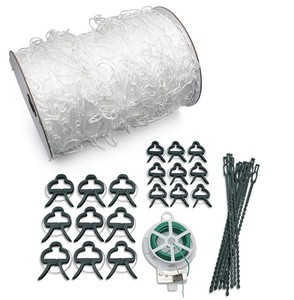 Nhà Máy Cung Cấp Nông Nghiệp Polyester Thực Tế Nhựa <span class=keywords><strong>Trellis</strong></span> Net Trắng Nylon Mềm Thực Vật <span class=keywords><strong>Trellis</strong></span> Lưới 5ftx350ft - Product Image 1