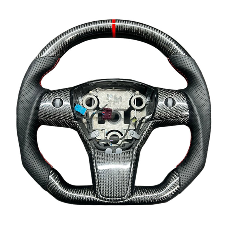 ปกติ + หนังพรุน + คาร์บอนไฟเบอร์ + แถบสีแดง + เย็บสีแดง