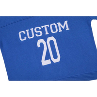 Fabricant de pulls sportifs personnalisés en tricot Varsity, vente en gros, pull intarsia 12GG, faible MOQ, OEM, streetwear