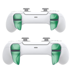 2 Pares de Botones de Hombro Ajustables para Mejora de Juego, Color Verde Camaleón y Morado, Extensiones de Gatillos para Control de PS5 - Product Image 6