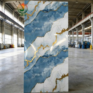 Échantillon Gratuit Chine – Panneau Mural 3D PVC Effet Marbre Moderne Gaufré, <span class=keywords><strong>Autocollant</strong></span> Mural en Mousse Adhésive Peel and Stick pour Usage Domestique - Product Image 3