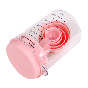 Neues Design 500 ml Graduiertes Plastik-Messset 7-teilig Löffel & Becher Küchen-Backhilfe - Product Image 5