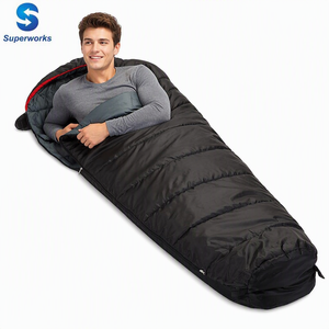 <span class=keywords><strong>Sac</strong></span> <span class=keywords><strong>de</strong></span> <span class=keywords><strong>couchage</strong></span> pour adultes <span class=keywords><strong>ultra</strong></span>-léger en forme <span class=keywords><strong>de</strong></span> momie par temps froid Style enveloppe en nylon polyester durable Remplissage Camping en plein air Randonnée - Product Image 4