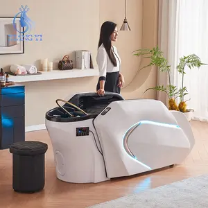 Comfortable Salon Spa Wash Hair Bed Full Body Electric Massage Shampoo Bed