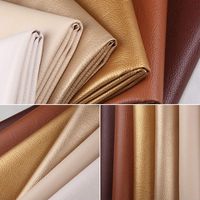 Feuilles de cuir synthétique PU colorées personnalisées pour la tapisserie, l'artisanat, les sacs, les chapeaux, la couture, le cuir artificiel, la fibre de cuir