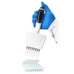 ปิเปตส่งของเหลวหลายช่องทางในห้องปฏิบัติการปิเปตอิเล็กทรอนิกส์8ช่องปิเปตต์อิเล็กทรอนิกส์8ช่อง - Product Image 1