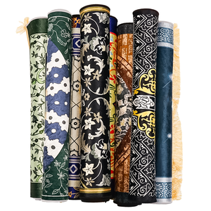 Tappeto educativo antiscivolo imbottitura tappeto musulmano i miei tappetini da preghiera personalizzati portatili con bussola - Product Image 4