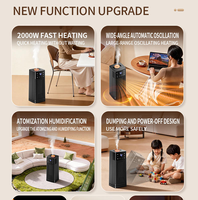 Nouveau type de chauffage humidificateur sur pied, radiateur domestique vertical, chauffage électrique rapide PTC