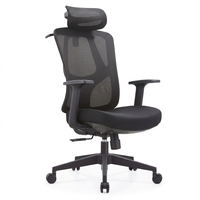 Chaise de Direction en Maille de Qualité, Certifiée BIFMA, Roulettes en PU, Assise Haute Résilience, Sièges de Bureau en Gros pour Espaces de Travail Institutionnels